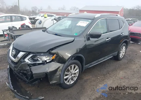 2017 Nissan Rogue Sv z USA, uszkodzony, nr VIN 5N1AT2MV8HC775455
